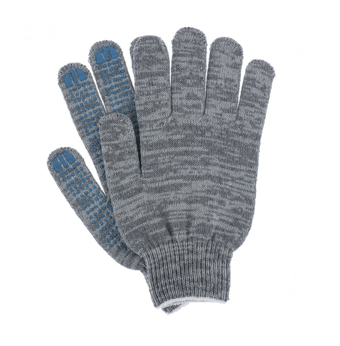 Перчатки ХБ с ПВХ 4 нити 