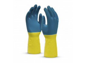 Резиновые хозяйственные перчатки КЩС