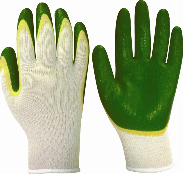 Перчатки с двойным латексным обливом