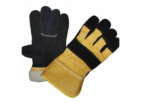 Перчатки спилковые, кожаные